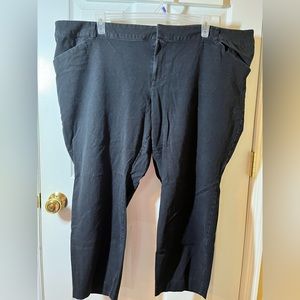 Old Navy Women’s Plus Size 28 regular casual pants, black